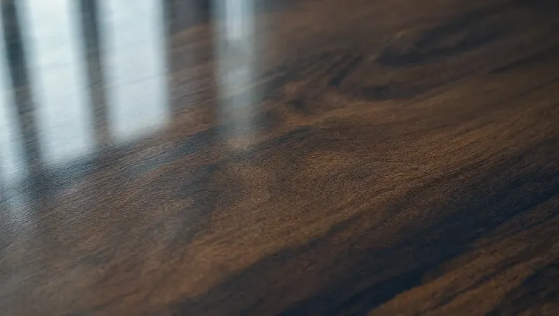 Detalle ilustrativo de la terminación de un piso de madera