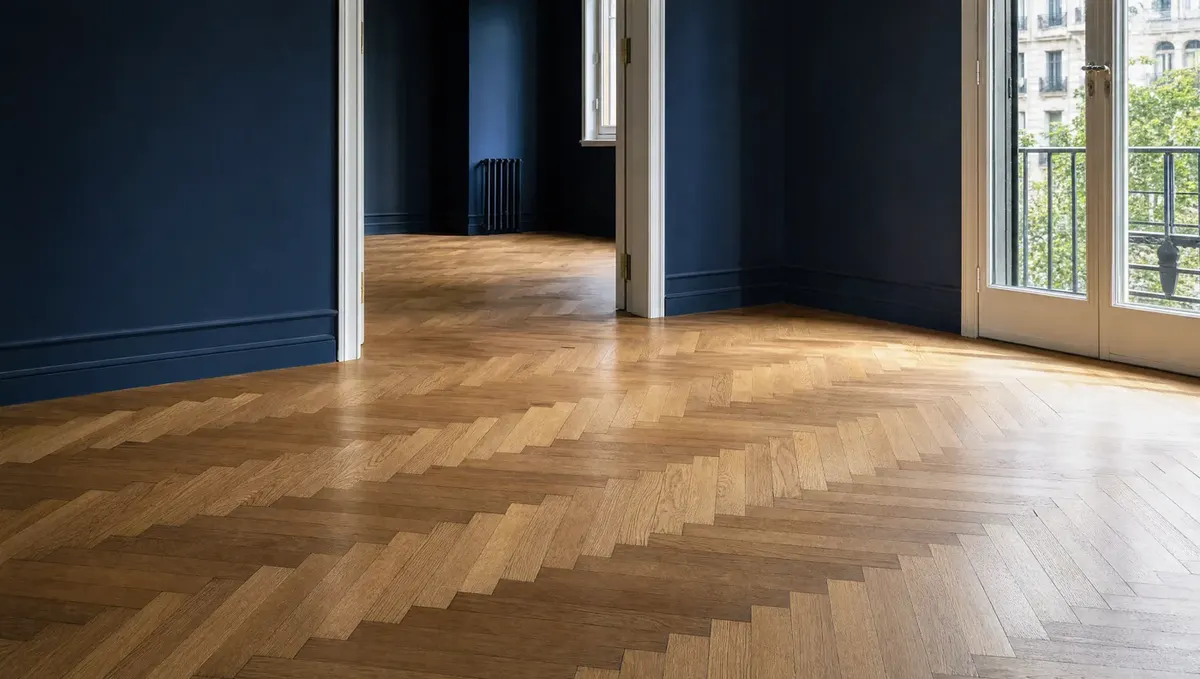 Imagen ilustrativa de un ambiente con piso de madera